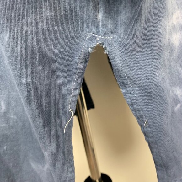 Oak Women's Tie-Dye Open Front Cardigan Navy Blue Size XL - Picture 5 of 7